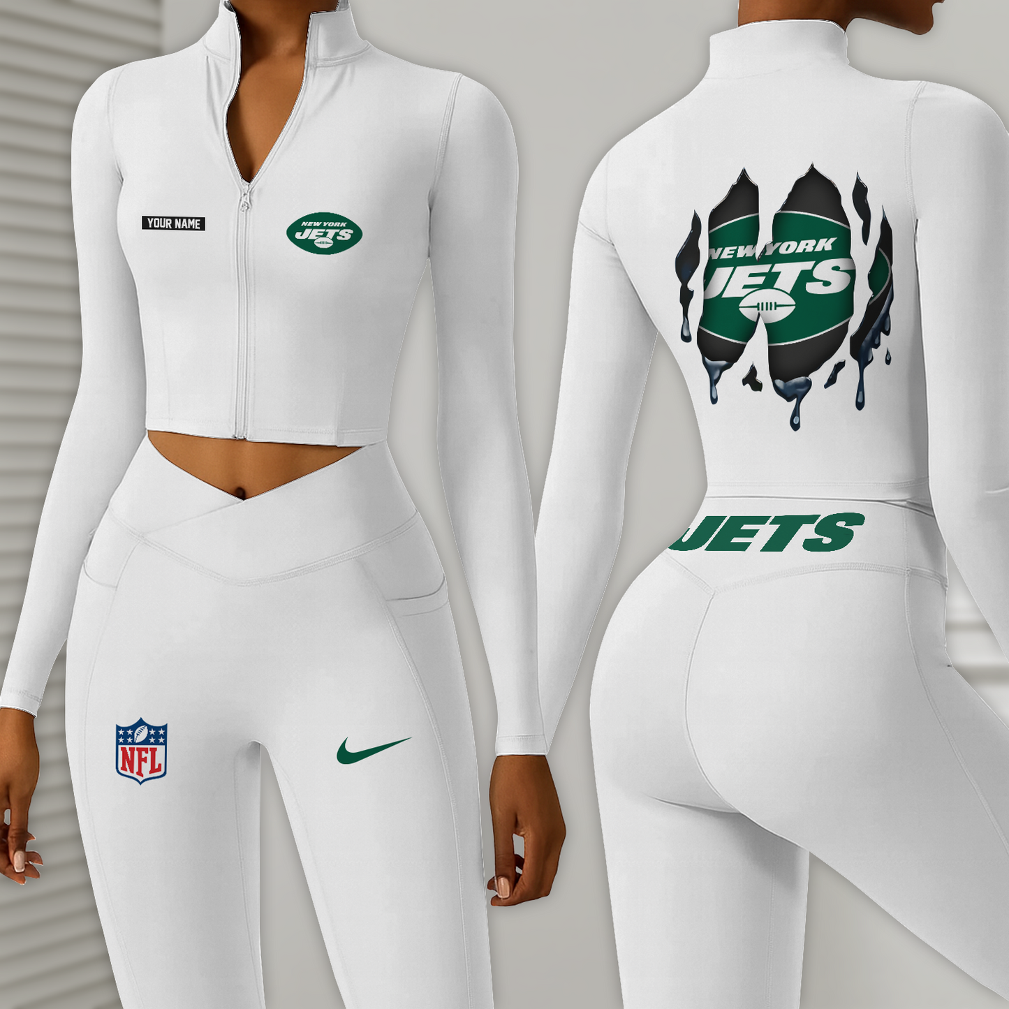 NYJ x NFL Women's Activewear Set DatND DVT