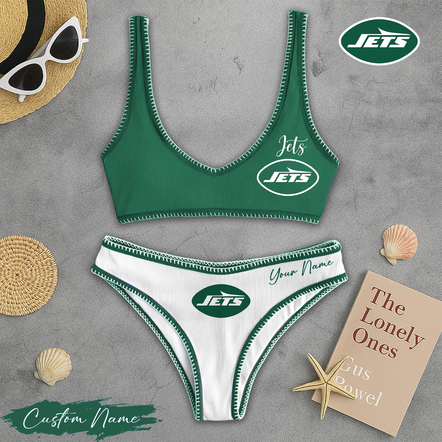 NYJ Premium NFL Bikini Set DDT CTND