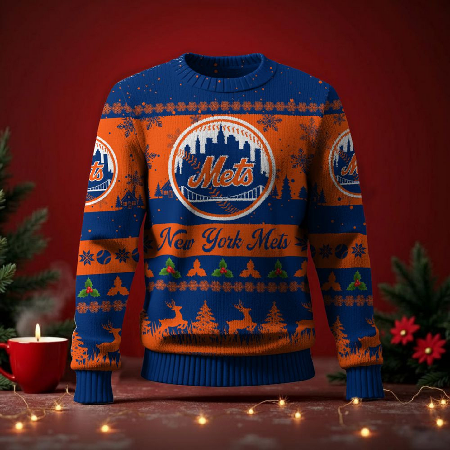 NYM x MLB Ugly Sweater 2025 DATND TANTD