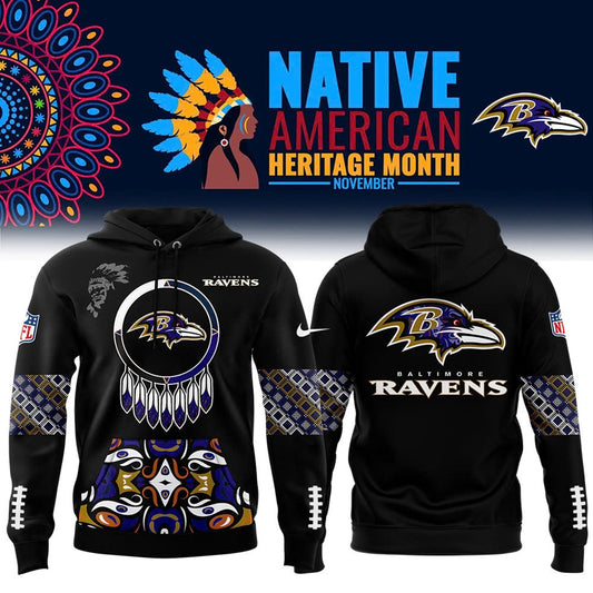 Native American Heritage Month Premium NFL X BAL Hoodie NDT NHM