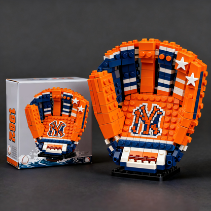 MLB Teams Baseball Glove Building Block Set DDT NTL
