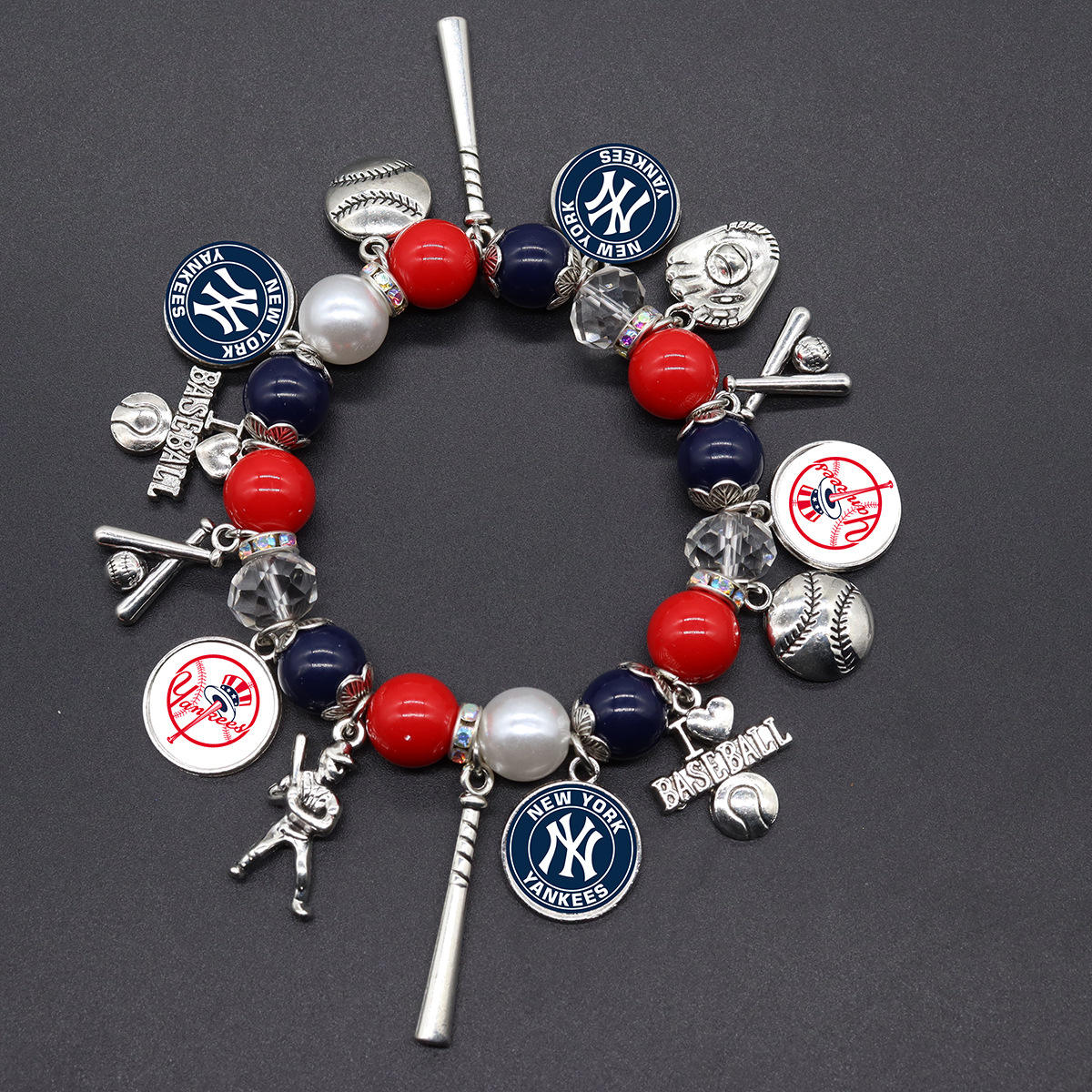 MLB Teams Charm Bracelet DDT NTL