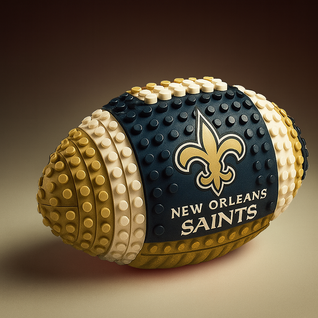 NFL Team Building Block Football Set DDT CTND