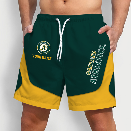 OAK x MLB Team Special Short Pants For Men Custom Name Gifts DATND TANTD