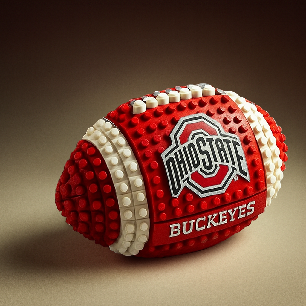 NCAA Team Building Block Football Set DDT CTND