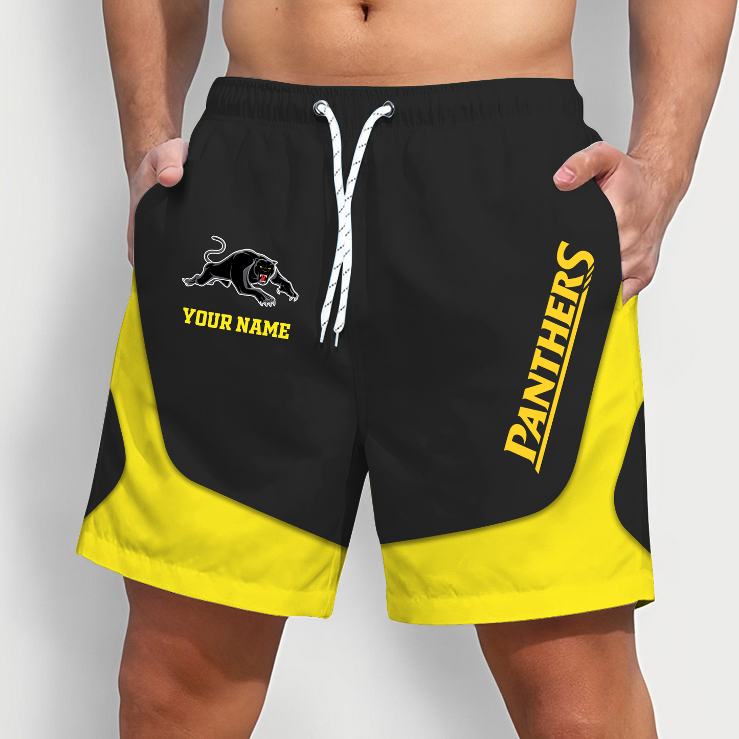 PAN x NRL Team Special Short Pants For Men Custom Name Gifts DATND TANTD