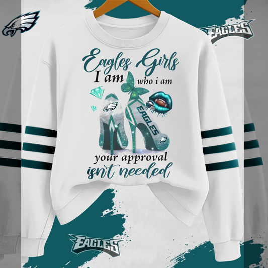 PE NFL I Am Who I Am Glitter Sweatshirt DDT HLPHUONG