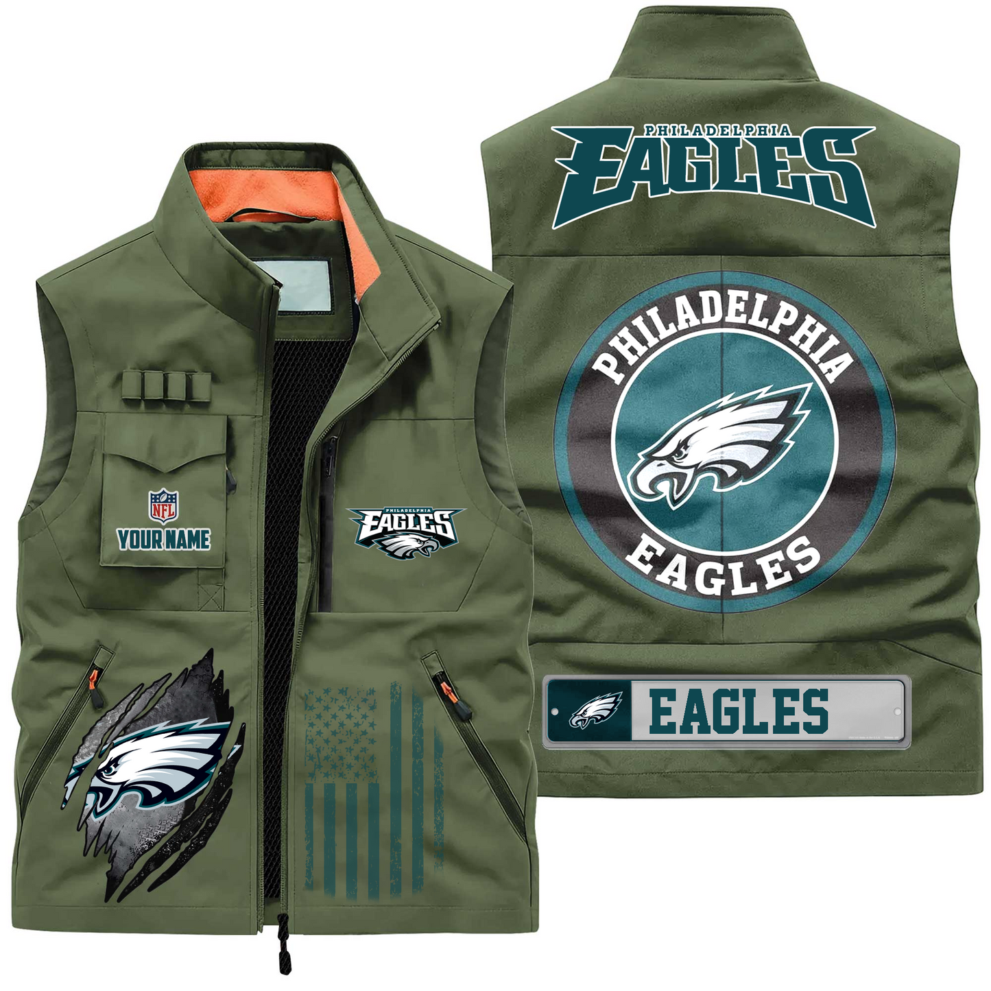 PE Premium NFL Fishing Vest DDT CTND