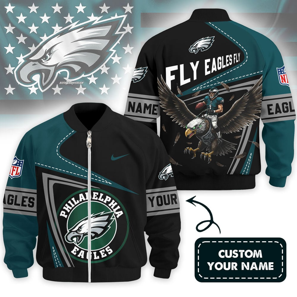 PE Premium NFL Game Day 3D Bomber Jacket DDT NTL