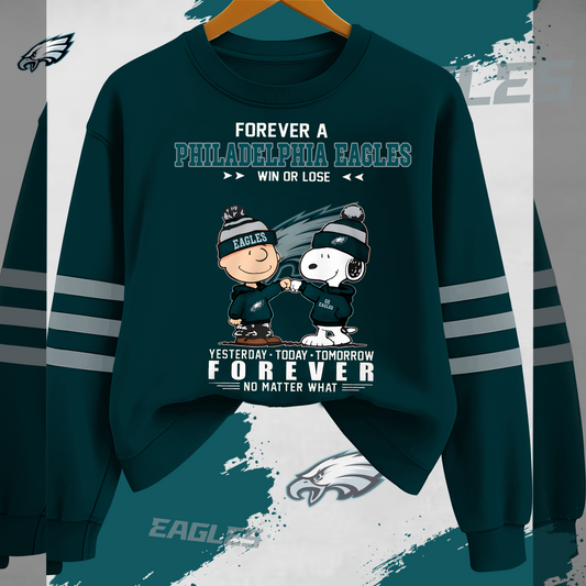 PE x NFL Fan Win Or Lose Yesterday Today Tomorrow Forever No Matter Sweatshirt DDT HLPHUONG