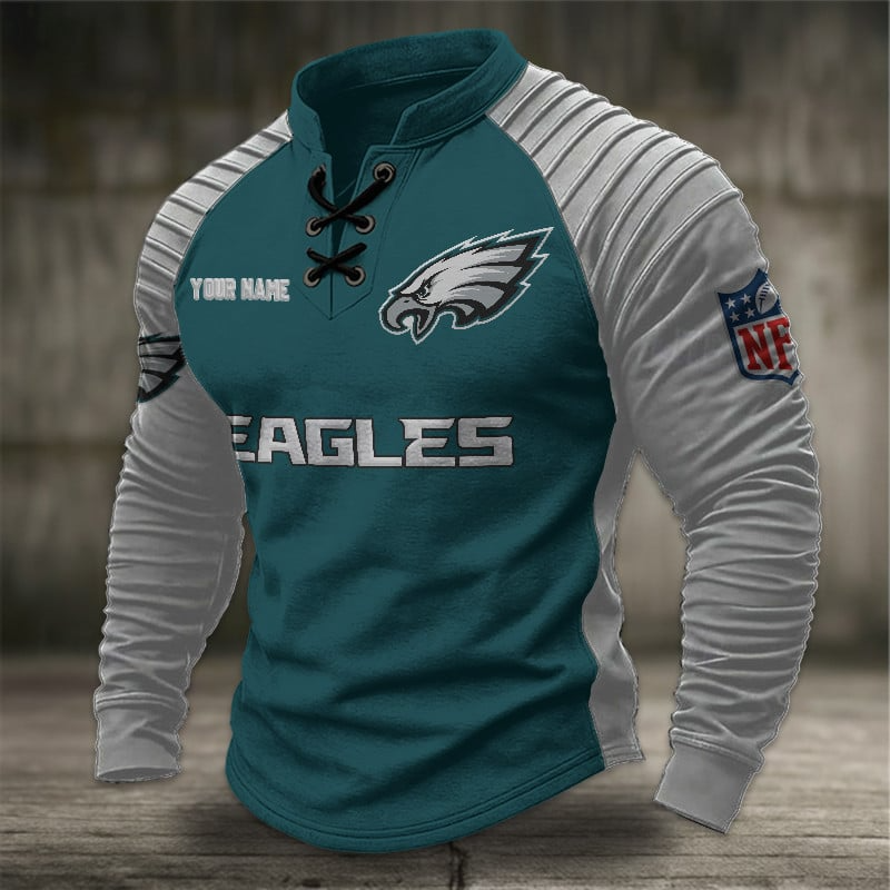 PE x NFL Men Stand Collar Long Sleeve Top DDT  CTND