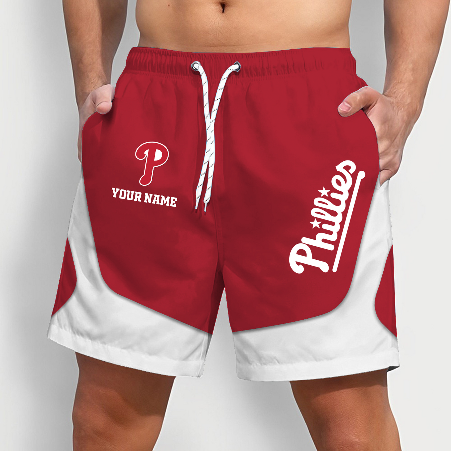 PHI x MLB Team Special Short Pants For Men Custom Name Gifts DATND TANTD