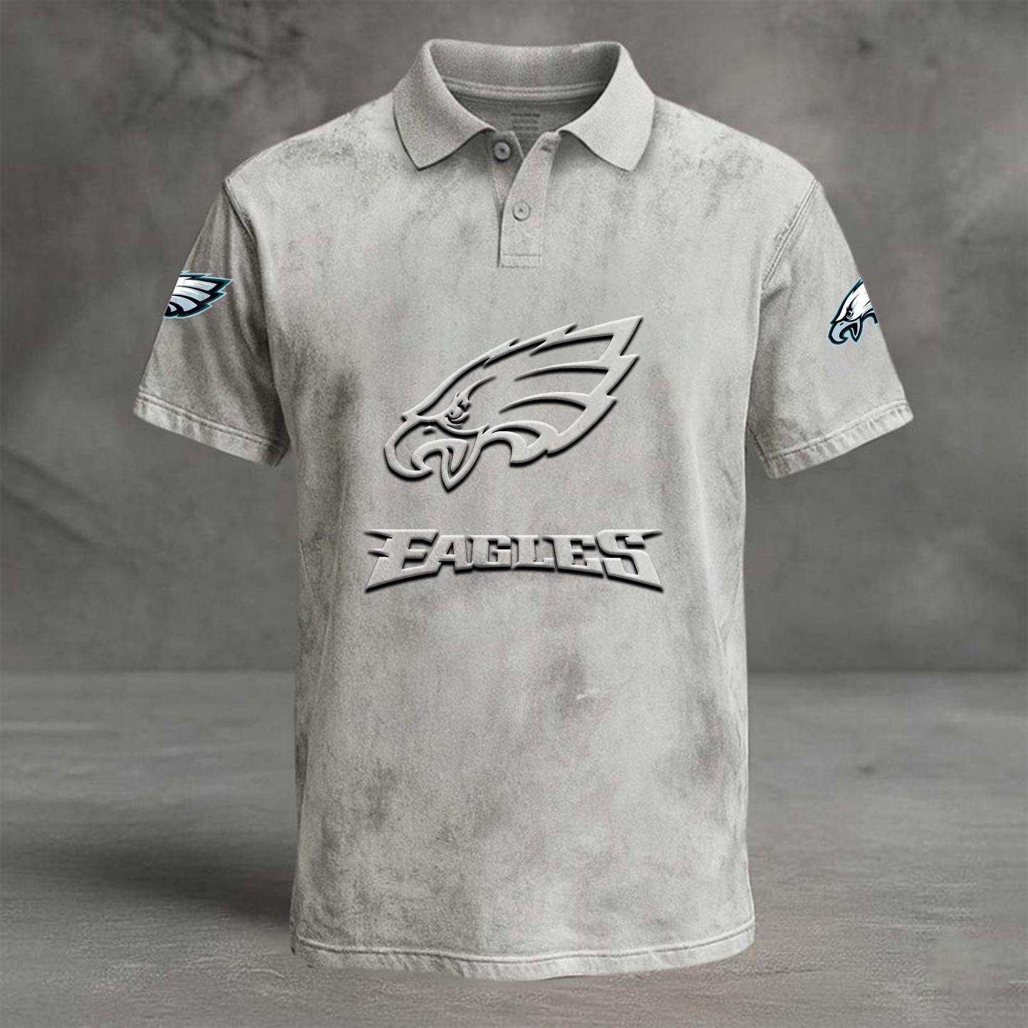 PHI x NFL Embossed Polo Shirt DATND TANTD