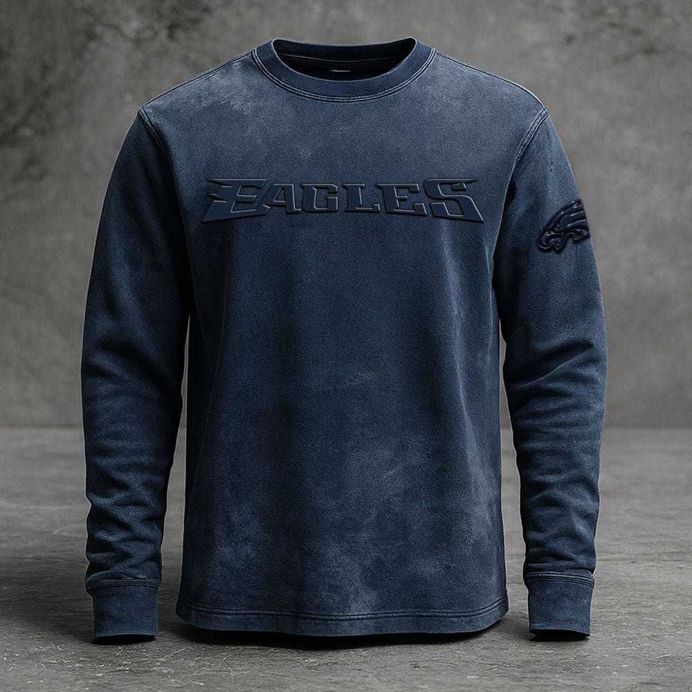 PHI x NFL Embossed SweatShirt DATND TANTD