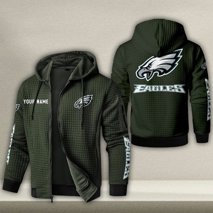 PHI x NFL Quilted Zip Hoodie DatND DVT