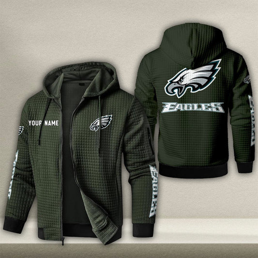 PHI x NFL Quilted Zip Hoodie DatND DVT