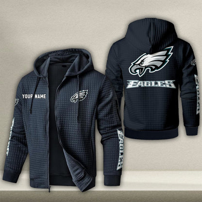 PHI x NFL Quilted Zip Hoodie DatND DVT