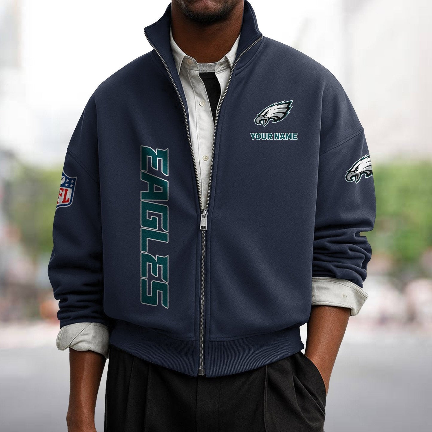 PHI x NFL Sweatshirt Full Zip DATND TANTD