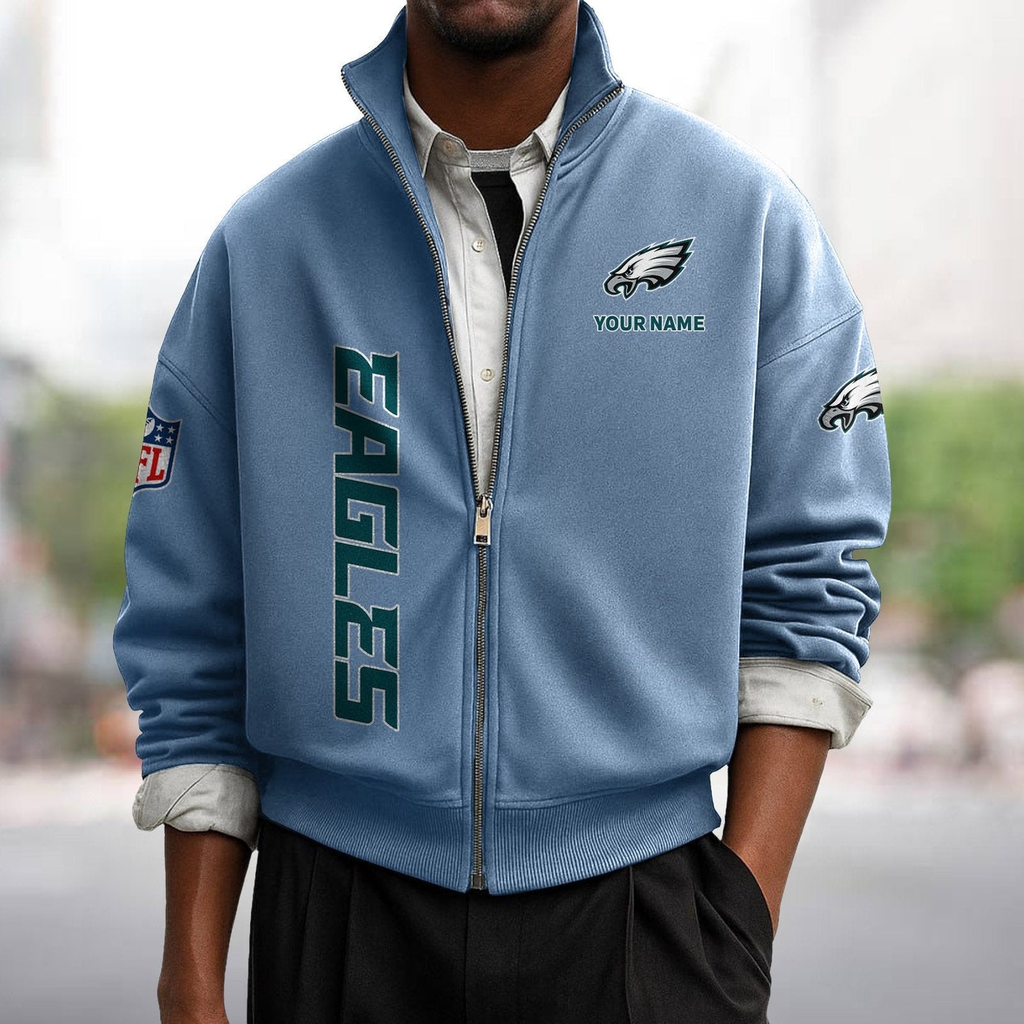 PHI x NFL Sweatshirt Full Zip DATND TANTD