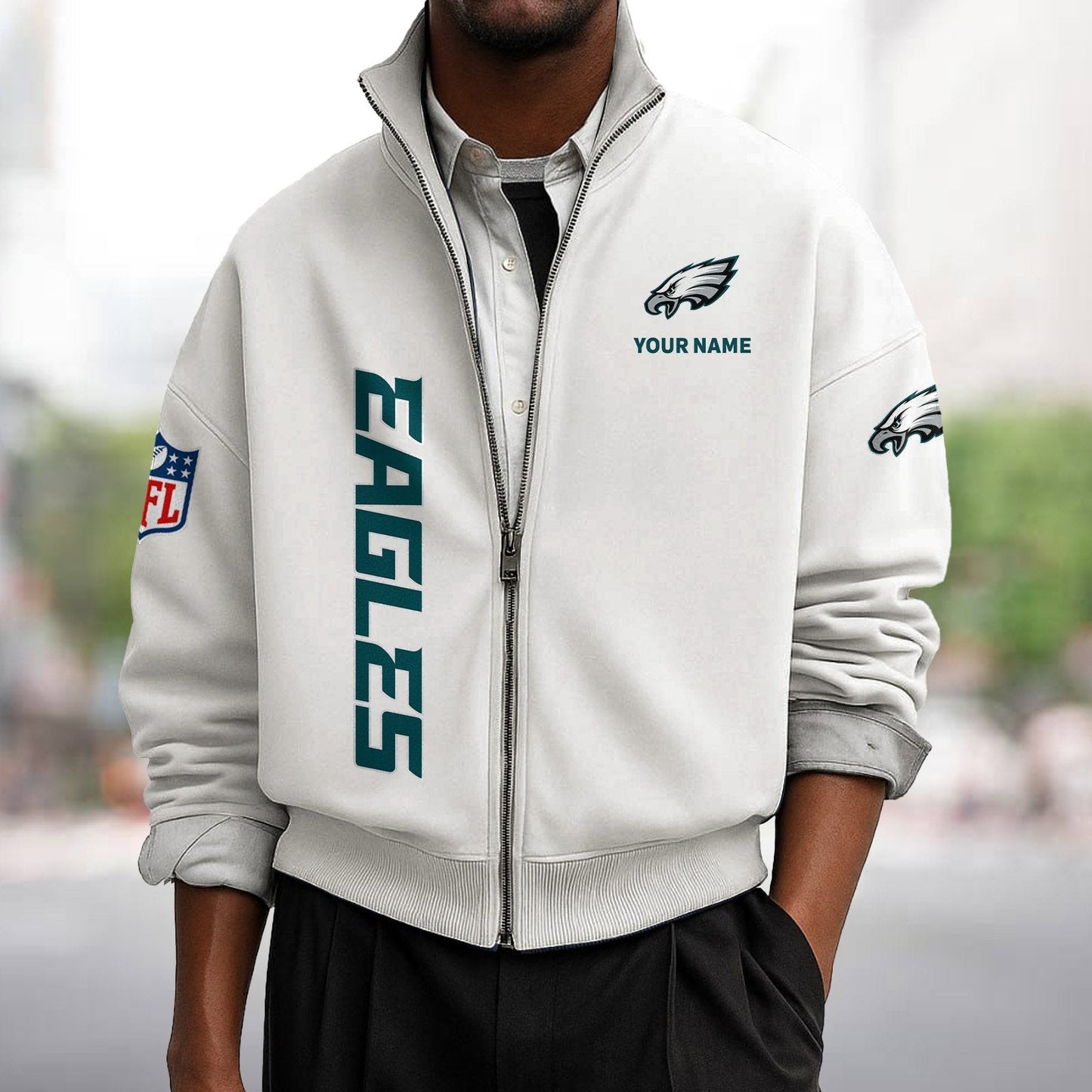 PHI x NFL Sweatshirt Full Zip DATND TANTD