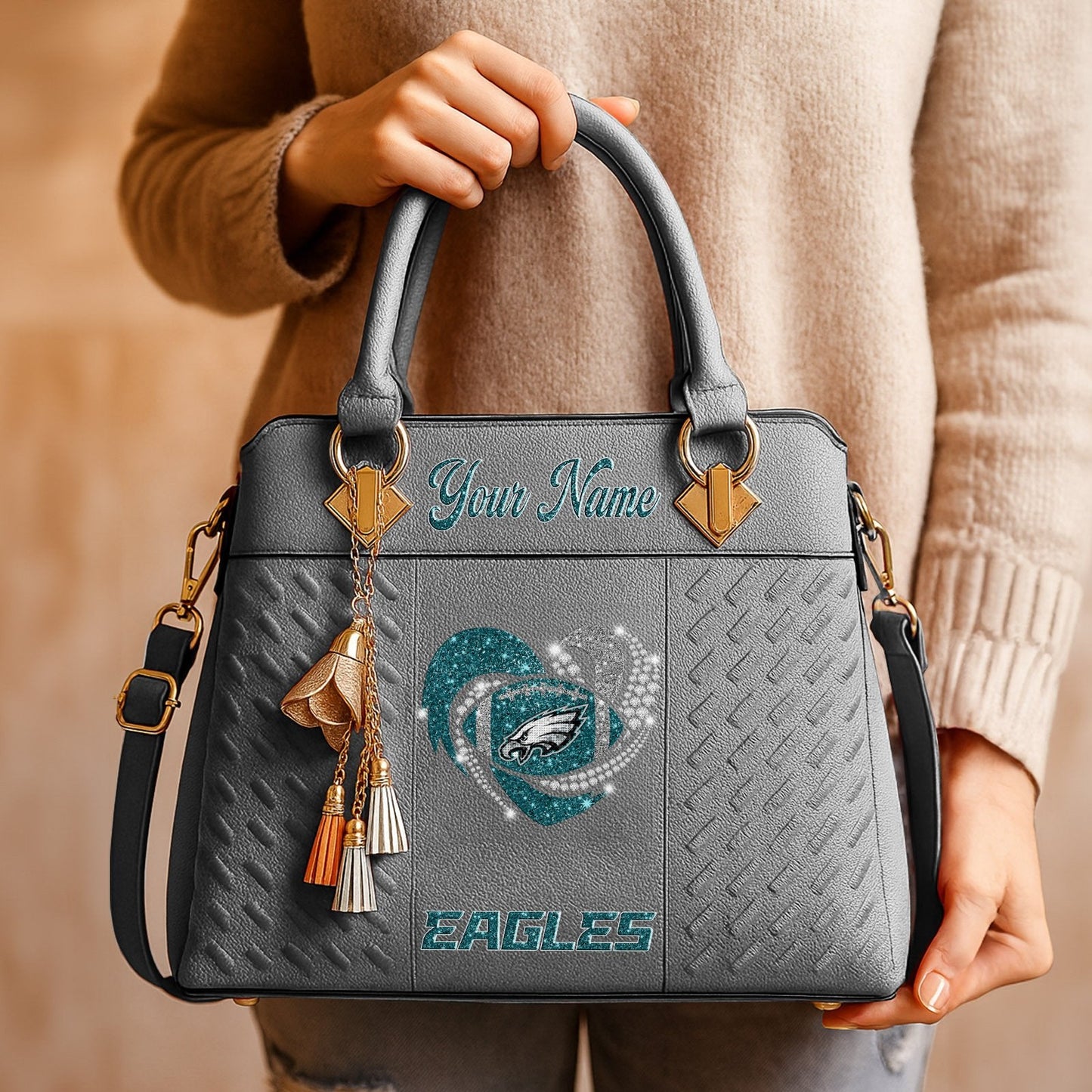 PHI x NFL Zip Handbag 0811 DatND DVT