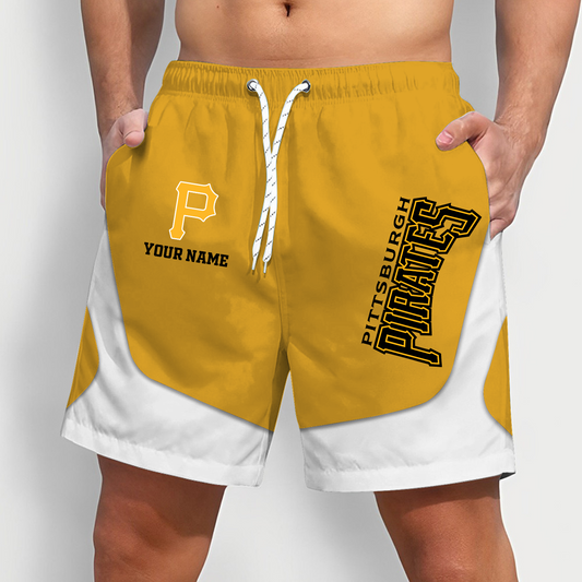 PIT x MLB Team Special Short Pants For Men Custom Name Gifts DATND TANTD