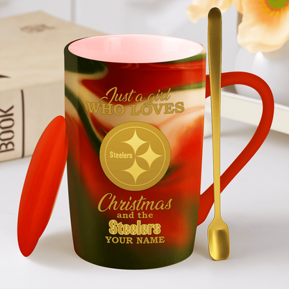 PIT x NFL Christmas Ceramic Cup DATND TANTD