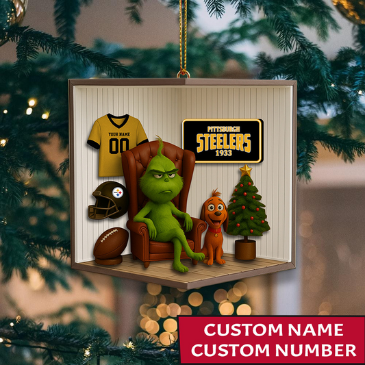 PIT x NFL Christmas Ornament DatND DVT