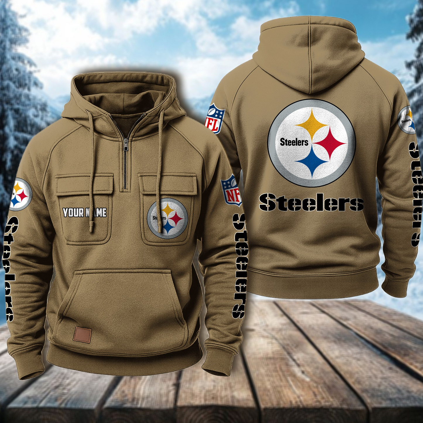 PIT x NFL Premium Hoodie DATND TANTD