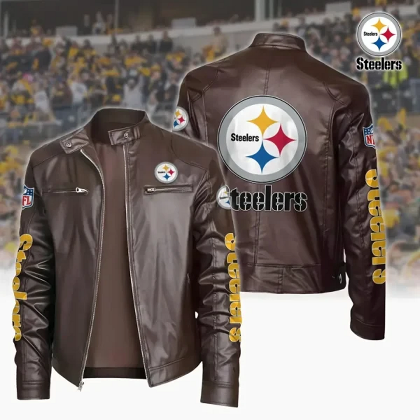 PIT x NFL Sport Leather Jacket DATND TANTD