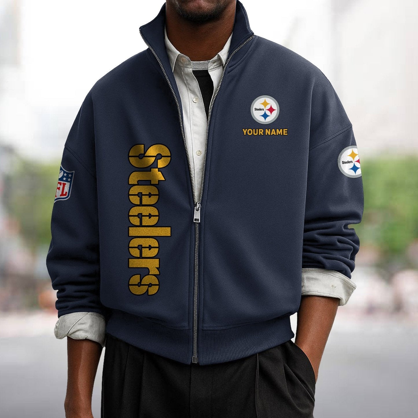PIT x NFL Sweatshirt Full Zip DATND TANTD