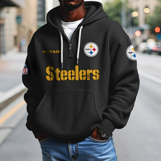 PIT x NFL Waffle Hoodie DatND DVT