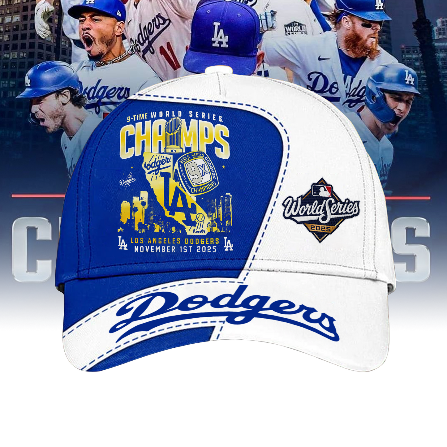 PREMIUM MLB X LAD - National League Champions 2025 CLASSIC CAP V3 NDT TDT