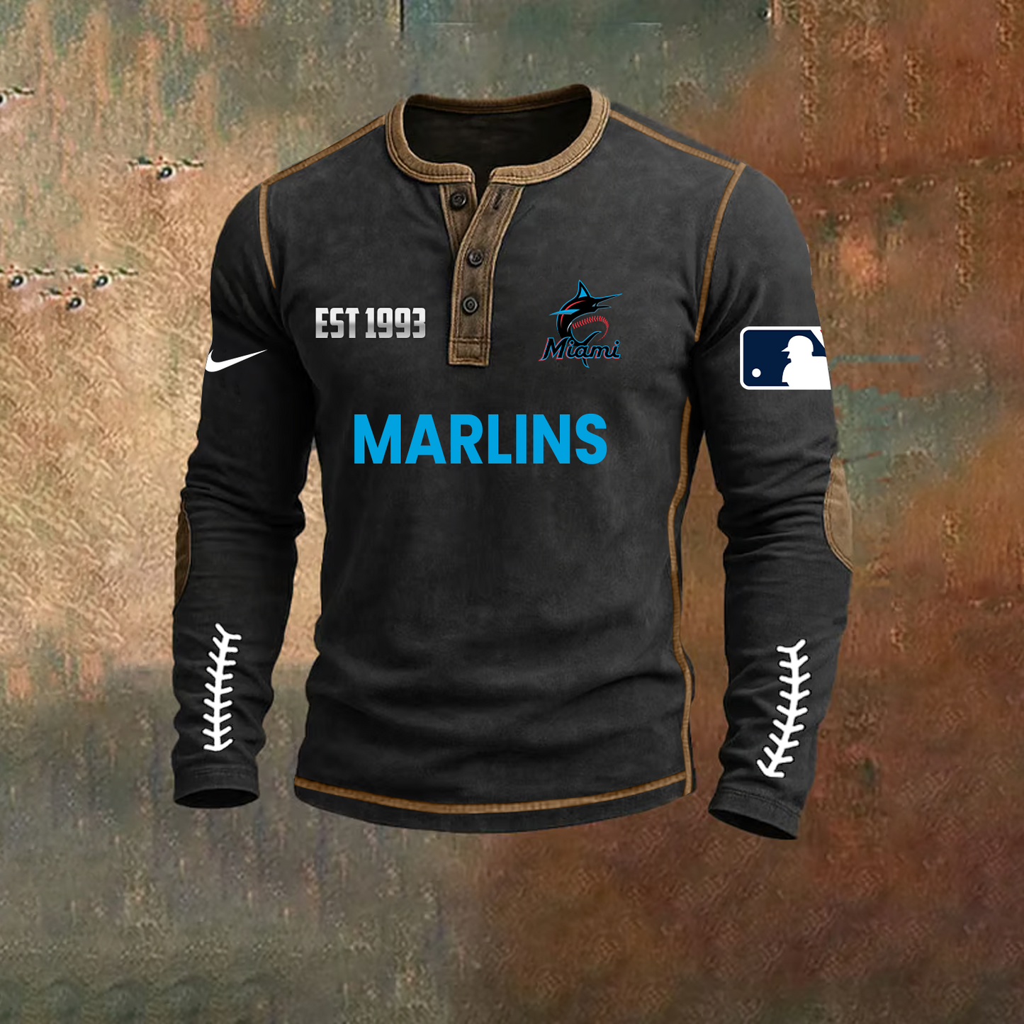 PREMIUM MLB X MIA LONG SLEEVE SHIRT NDT TDT