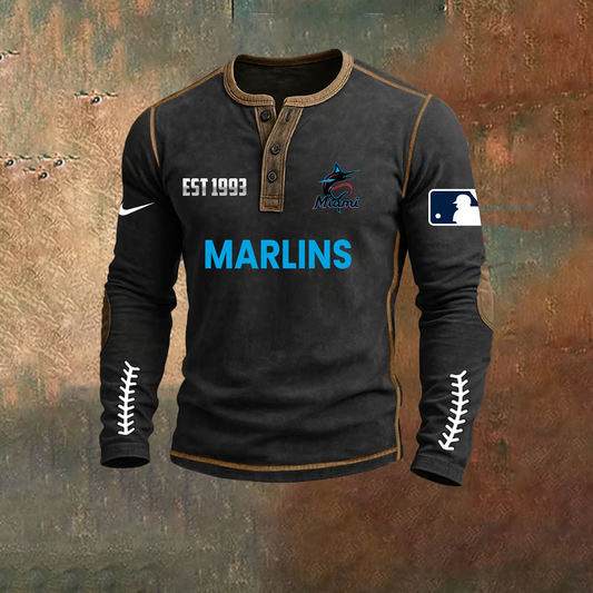 PREMIUM MLB X MIA LONG SLEEVE SHIRT NDT TDT