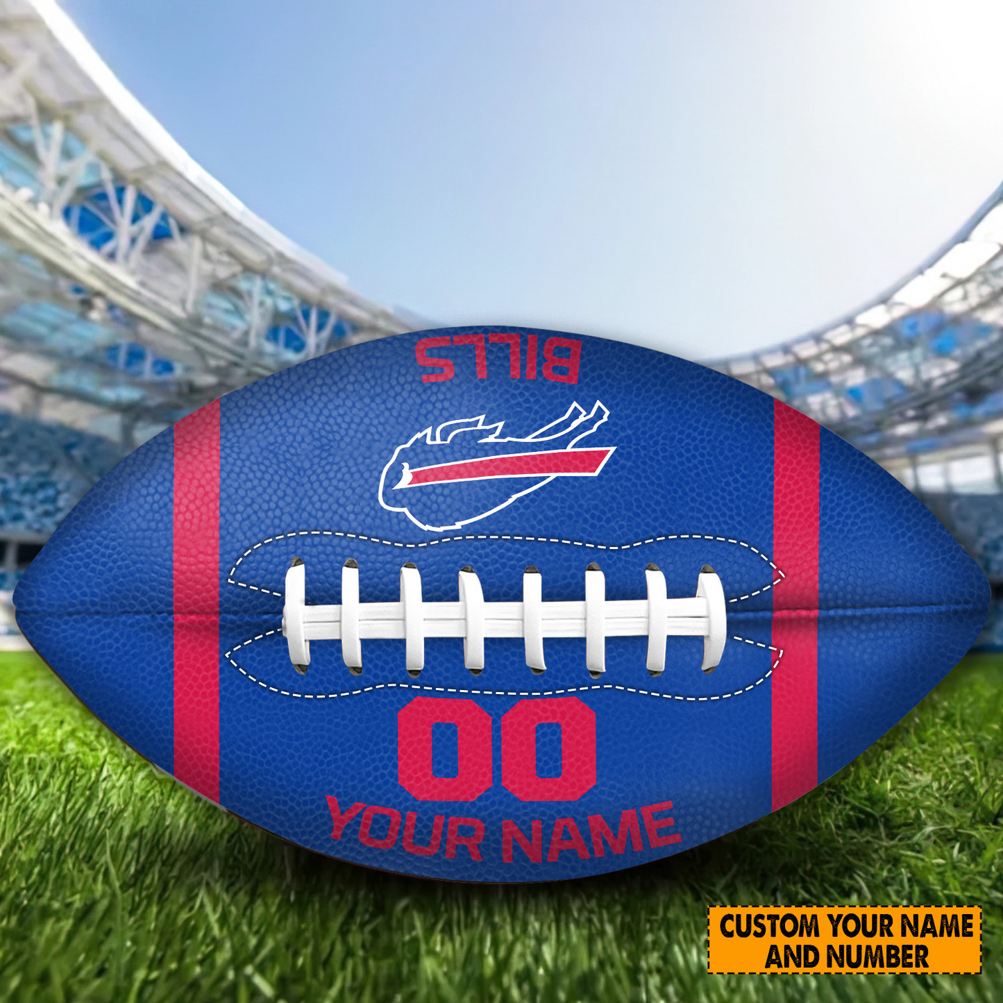 PREMIUM NFL X Buf Personalized Rugby Ball For Fan - Limited Edition NDT TDT