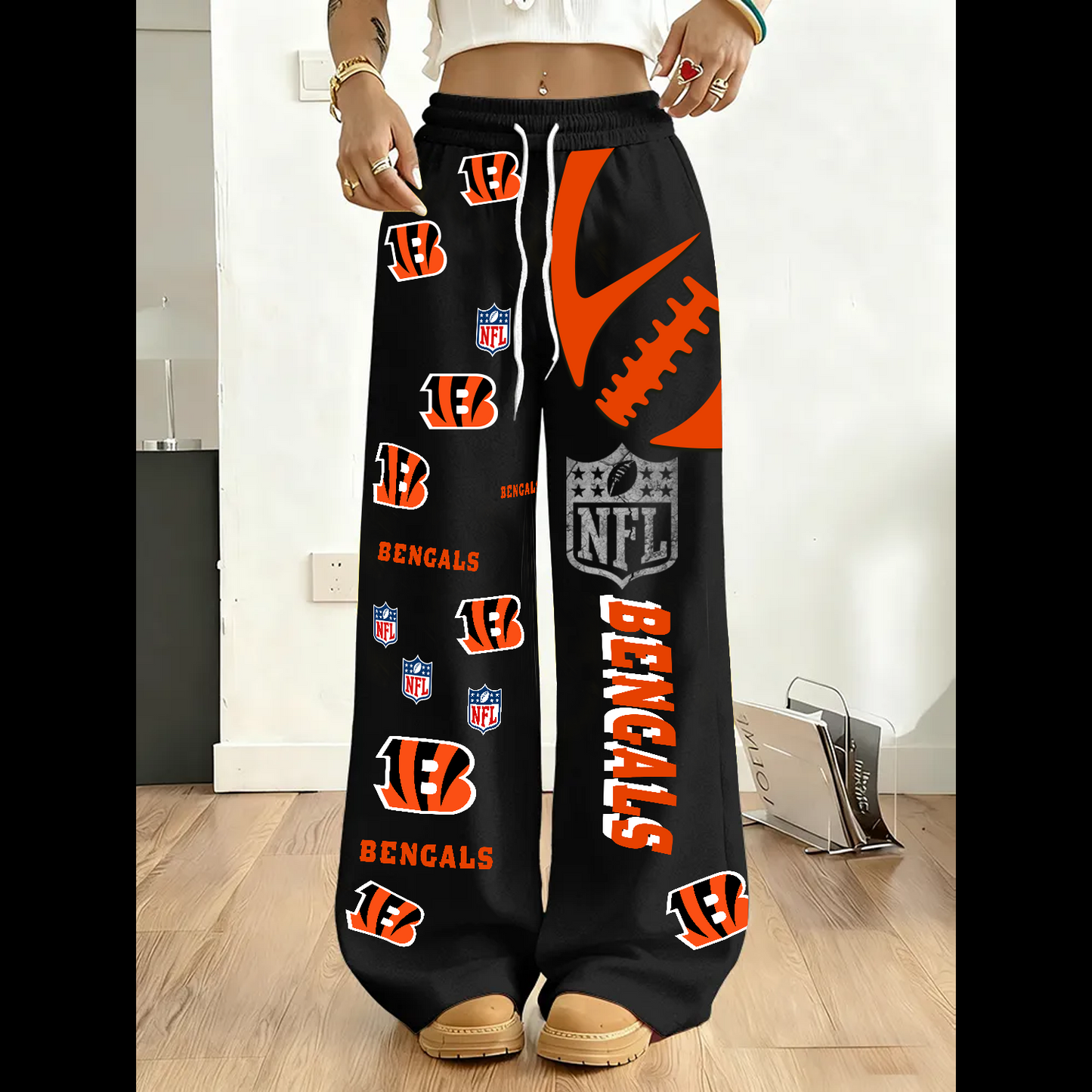 PREMIUM NFL X CIN 3D Casual Graphic Sweatpants NDT TDT