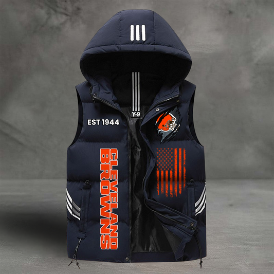 PREMIUM NFL X CLE VEST JACKET NDT TDT