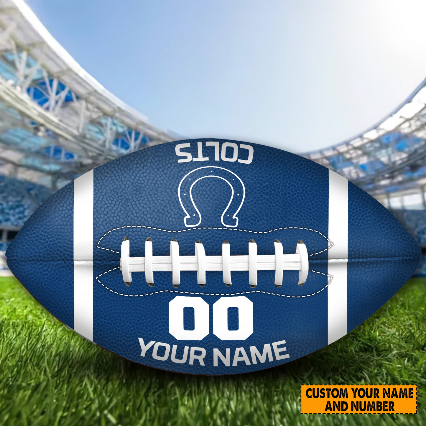 PREMIUM NFL X COL Personalized Rugby Ball For Fan - Limited Edition NDT TDT