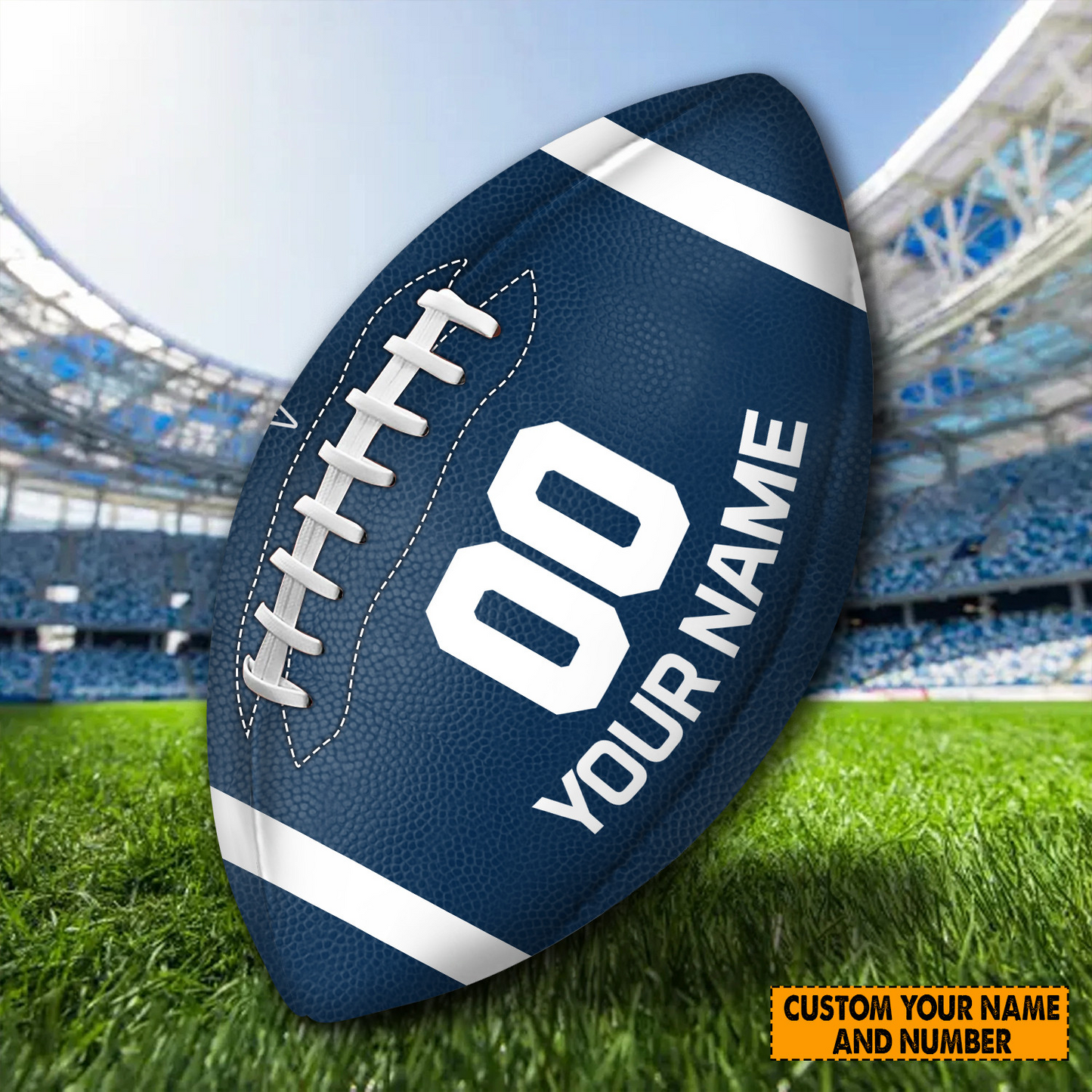 PREMIUM NFL X DAL Personalized Rugby Ball For Fan - Limited Edition NDT TDT