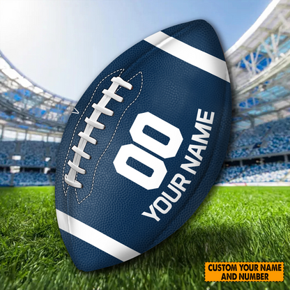 PREMIUM NFL X DAL Personalized Rugby Ball For Fan - Limited Edition NDT TDT