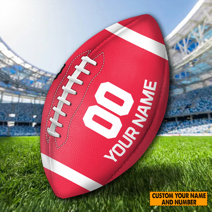 PREMIUM NFL X KCC Personalized Rugby Ball For Fan - Limited Edition NDT TDT