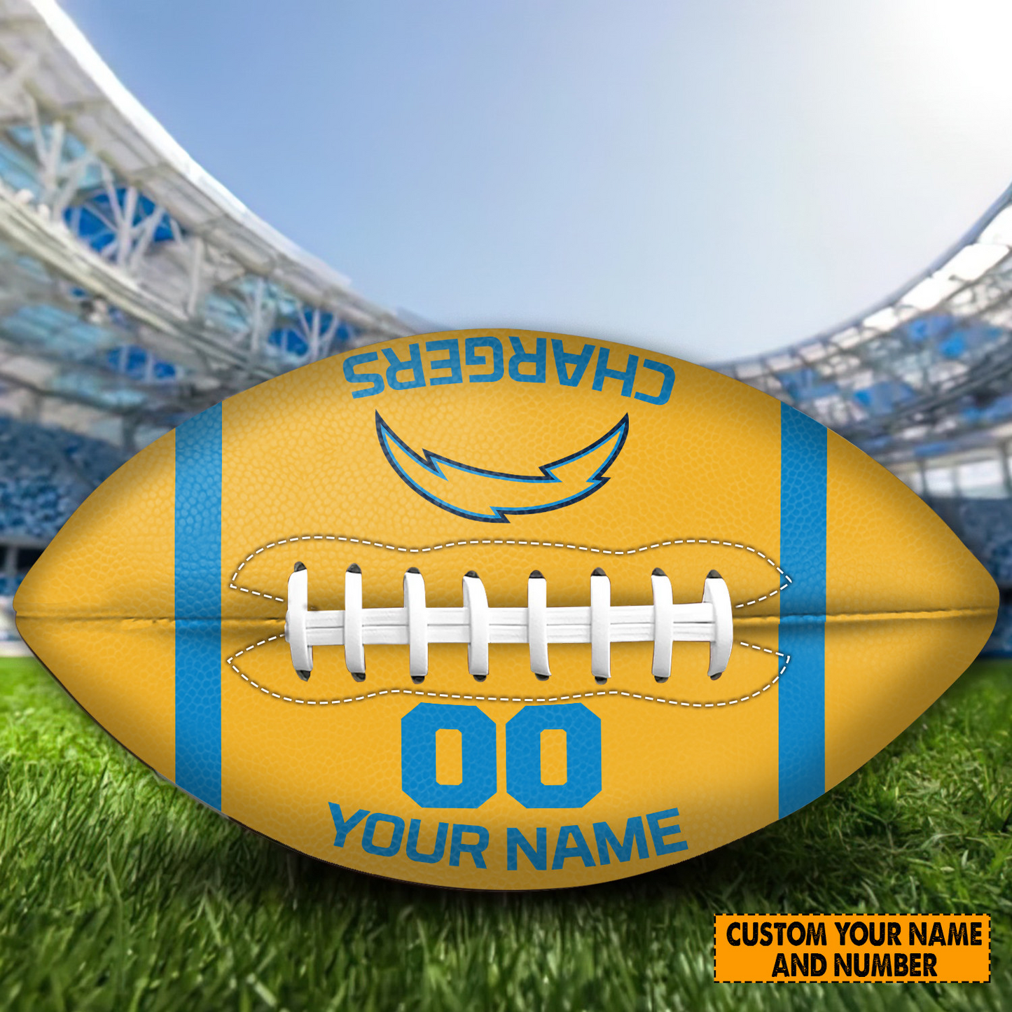 PREMIUM NFL X LAC Personalized Rugby Ball For Fan - Limited Edition NDT TDT