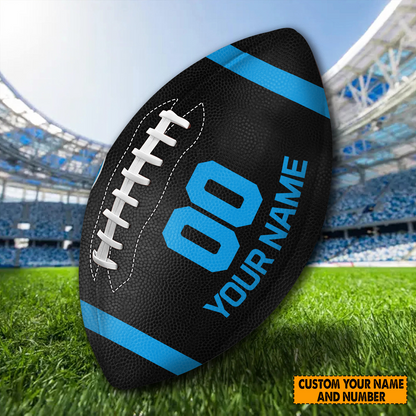 PREMIUM NFL X PATHER Personalized Rugby Ball For Fan - Limited Edition NDT TDT