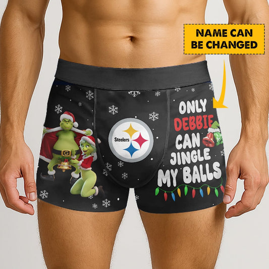 PREMIUM NFL X PIT  BOXER FOR PARTY ALL NIGHT LONG NDT NHM 2025