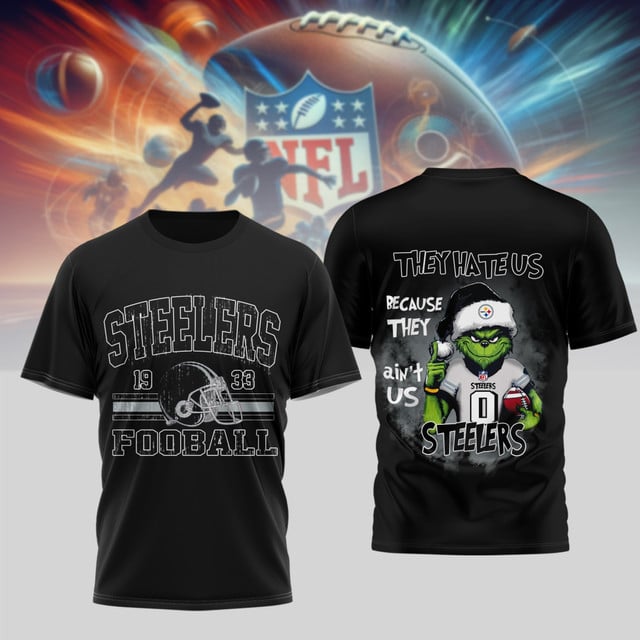 PREMIUM NFL X PIT GRINCH 3D SHIRT NDT NHM