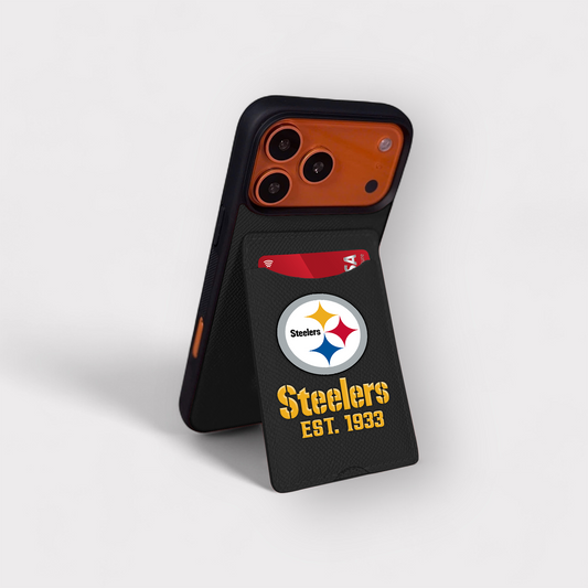 PREMIUM NFL X PIT Wallet IPhone SERI 17 STANDCARD Case NDT TDT