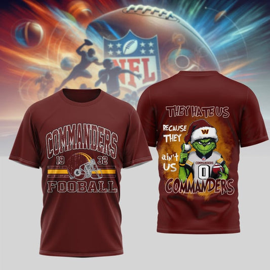 PREMIUM NFL X WAS GRINCH 3D SHIRT NDT NHM