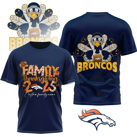 PREMIUM NFL x DEN Thanksgiving 3D Shirt NDT NHM