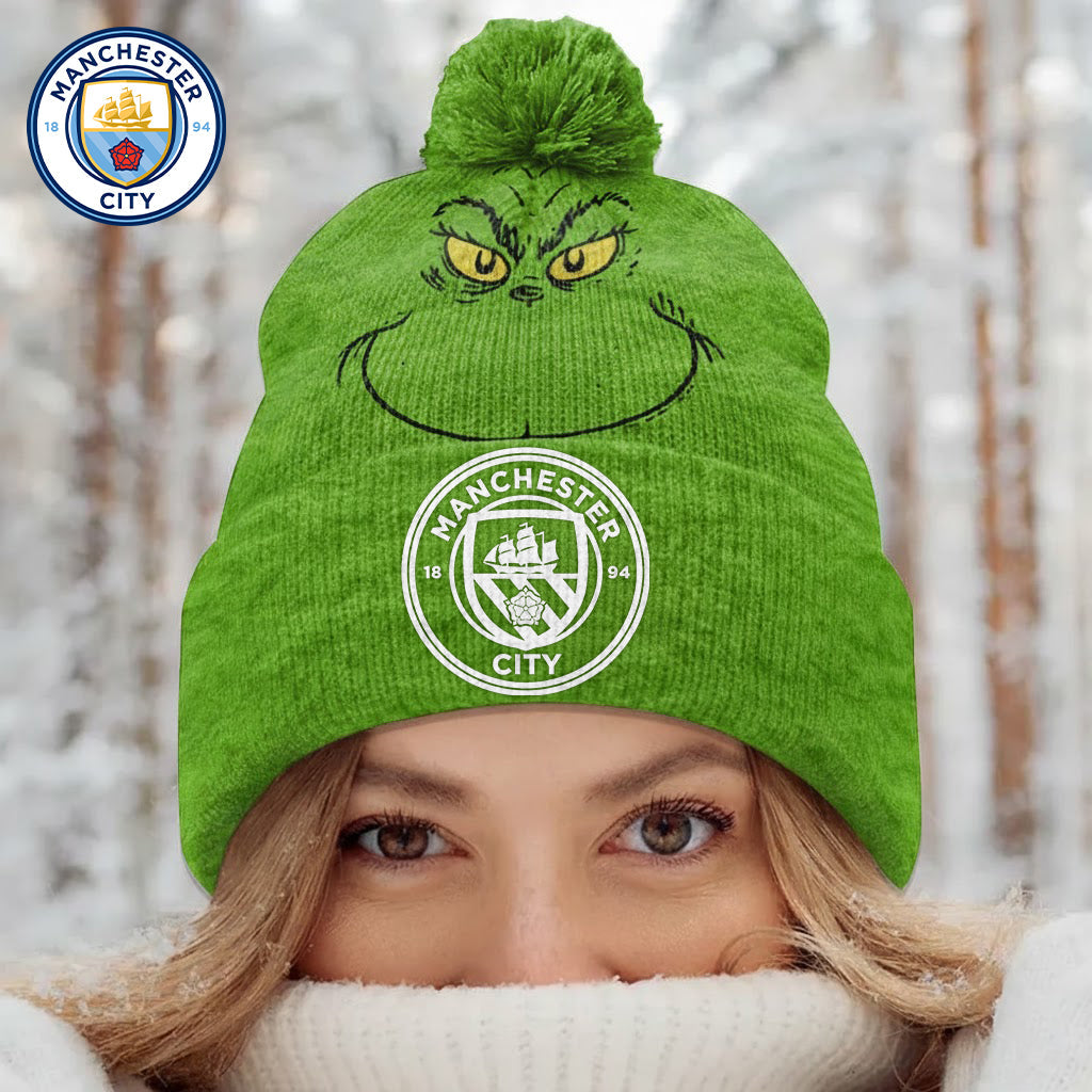 PREMIUM EPL X MANC GRINCH SANTA HAT V2 NDT NHM 141125